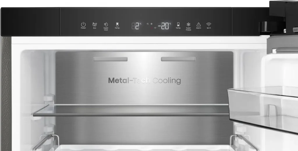 Hisense Frigorifero Combinato Capacità 330 Litri Classe energetica C Raffreddamento No Frost colore Acciaio Inox - RB3K330SAIC