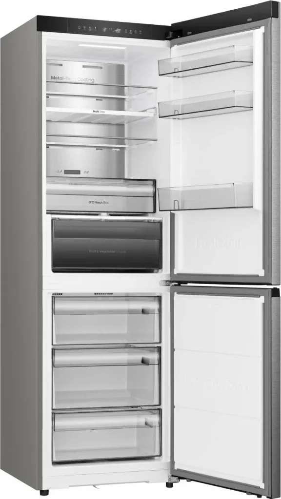 Hisense Frigorifero Combinato Capacità 330 Litri Classe energetica C Raffreddamento No Frost colore Acciaio Inox - RB3K330SAIC