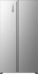 Hisense Frigorifero Americano Side by Side Capacità 544 Litri Classe energetica E Raffreddamento No Frost colore Acciaio Inox - RS3P558NEIE