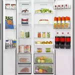 Hisense Frigorifero Americano Side by Side Capacità 544 Litri Classe energetica E Raffreddamento No Frost colore Acciaio Inox - RS3P558NEIE