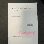 Divano con penisola reclainer in tessuto made in italy Nuovo da esposizione 2332/U