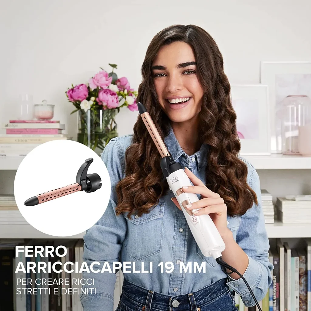 Bellissima Imetec Multy-Styler ad aria modellante in Ceramica 5 in 1 Dry&Style System 11726 GH18 1100