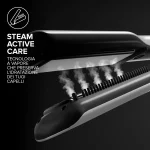 Bellissima Imetec Piastra Stiracapelli Arricciacapelli Piastra a Vapore Rivestimento in Ceramica Potenza 235 Watt colore Bianco - 11808 Steam Elixir