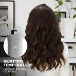 Bellissima Imetec Piastra Stiracapelli Arricciacapelli Piastra a Vapore Rivestimento in Ceramica Potenza 235 Watt colore Bianco - 11808 Steam Elixir