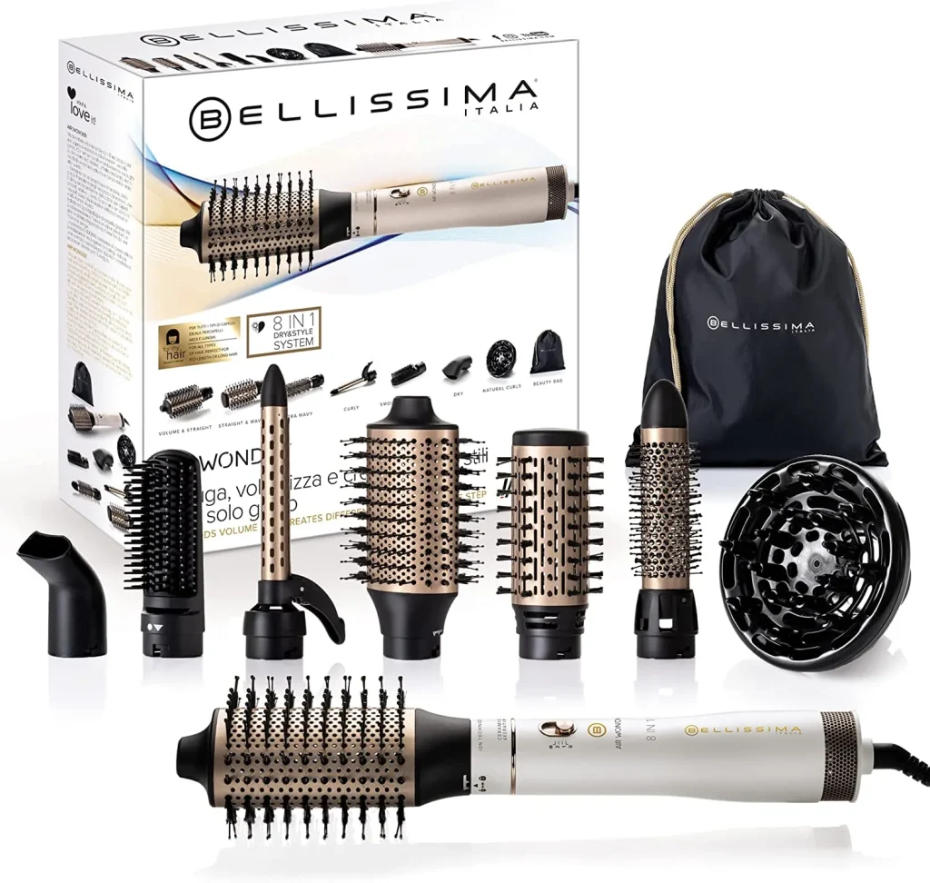 Bellissima Imetec Air Wonder Multy-Styler per Capelli in Ceramica 2 livelli con accessori - 11847 Air Wonder
