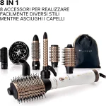 Bellissima Imetec Air Wonder Multy-Styler per Capelli in Ceramica 2 livelli con accessori - 11847 Air Wonder