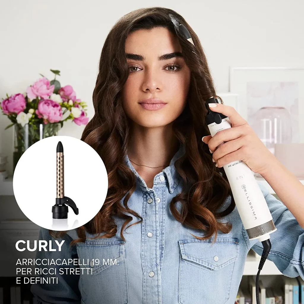 Bellissima Imetec Air Wonder Multy-Styler per Capelli in Ceramica 2 livelli con accessori - 11847 Air Wonder