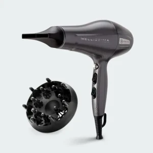 Bellissima Imetec Phon Asciugacapelli da viaggio Funzione ionica 2200 Watt colore Grigio - 11859 Bellissima