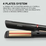 Imetec Piastra per Capelli Tecnologia Infrarossi 230 °C Cavo girevole - 11948 Bellissima Creativity Infrared