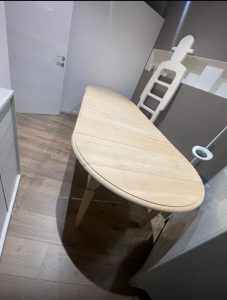 Tavolo lungo in legno usato 1