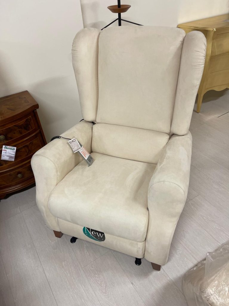 Poltrona Relax In Tessuto Dione Emme Lift Colore 1 Nuovo da esposizione 2338/U