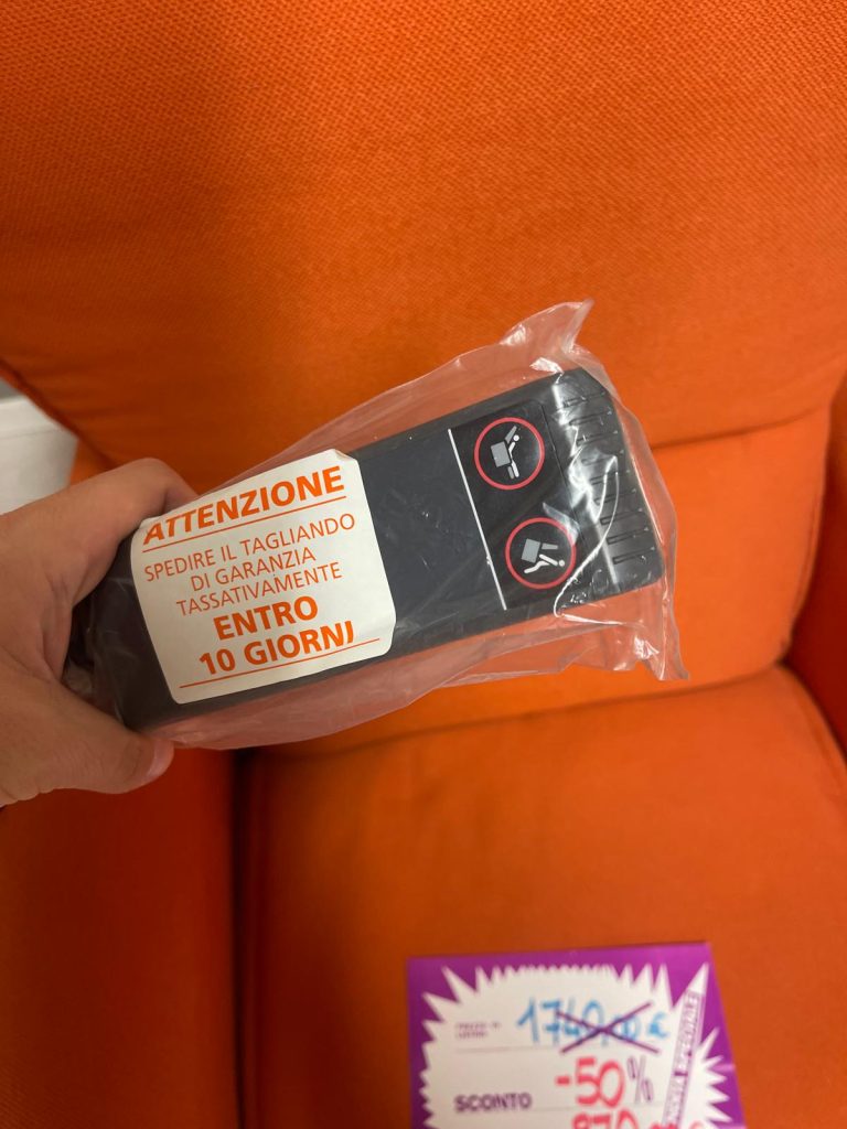 Poltrona relax Pocket Arancio Nuovo da esposizione  2340/U