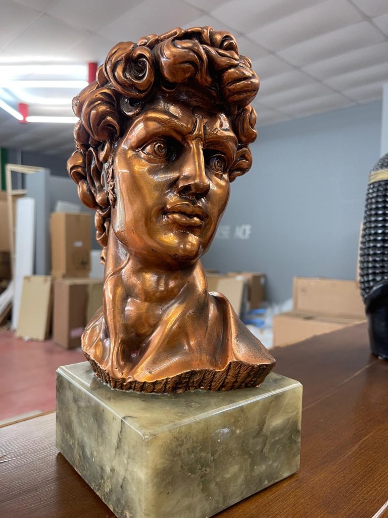 Busto Decorativo David Di Michelangelo Nuovo da esposizione 347/U