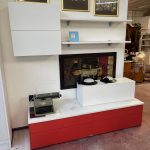 Mobile soggiorno in legno di qualità Nuovo da esposizione 2346/U