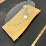 Tavolino in vetro Nuovo da esposizione 2336/U