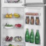 Indesit Frigorifero Doppia Porta Capacità 206 Litri Classe energetica E Raffreddamento Statico colore Acciaio Inox - I55T0412S