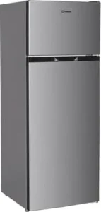 Indesit Frigorifero Doppia Porta Capacità 206 Litri Classe energetica E Raffreddamento Statico colore Acciaio Inox - I55T0412S