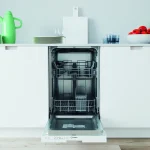 Lavastoviglie da Incasso Indesit 45 cm Slim 10 Coperti Incassata a Scomparsa Totale Push&Go - IN2IKE107