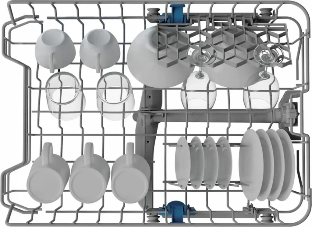 Lavastoviglie da Incasso Indesit 45 cm Slim 10 Coperti Incassata a Scomparsa Totale Push&Go - IN2IKE107