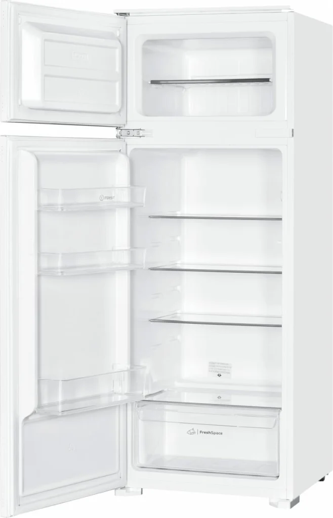 Indesit Frigorifero da Incasso Doppia Porta Capacità 205 Litri Classe energetica E Raffreddamento Statico - IND 2040 E