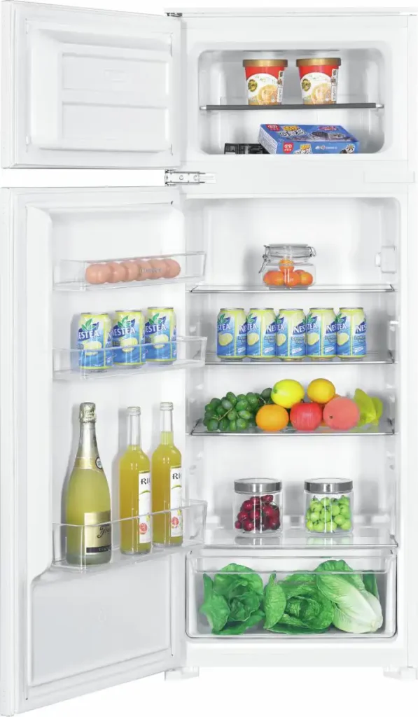 Indesit Frigorifero da Incasso Doppia Porta Capacità 205 Litri Classe energetica E Raffreddamento Statico - IND 2040 E