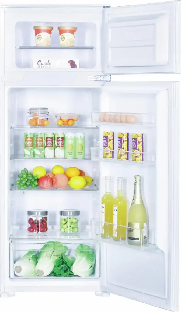 Indesit Frigorifero da Incasso Doppia Porta Capacità 205 Litri Classe energetica E Raffreddamento Statico - IND 2040 E