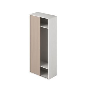 Ingresso modulo da 90 H.212 ante scorrevoli con appendi abiti colore olmo