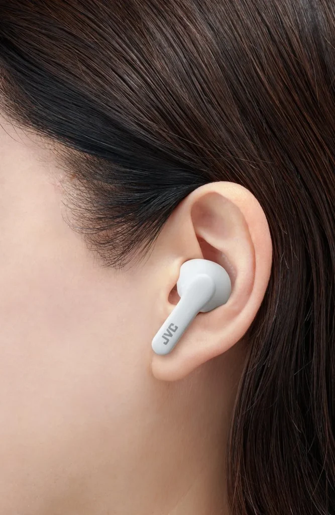 Jvc Cuffie Bluetooth Auricolari True Wireless In-Ear IPX4 per Musica e Chiamate colore Bianco - HA-A3T-WU