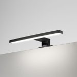 Lampada LED Kyra per bagno 300 mm nera