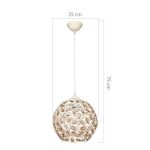 Lampada a sospensione Badem ASZ0993 in vetro soffiato