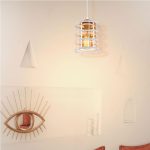 Lampada a sospensione Mira ASZ1261 metallo bianco