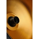 Lampada a sospensione Rena ASZ1341 metallo nero interno oro