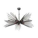 Lampada da soffitto a 5 luci Salem MDL3806 metallo nero