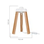 Lampada da tavolo Piko MDL4767 colore rovere
