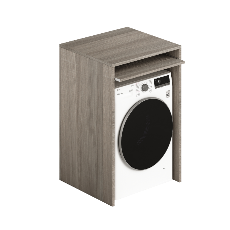 Laundry coprilavatrice in legno 71x65x105 olmo