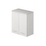 Laundry pensile bagno due ante 71x38x77 bianco frassinato