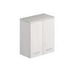 Laundry pensile bagno due ante 71x38x77 bianco frassinato