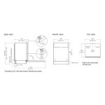 Lavastoviglie incasso Bertazzoni a scomparsa totale DW60S2IEPDV 60 cm. 12 coperti classe E