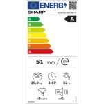 Lavatrice Sharp ESNFA014BW1NA 10 kg. 1400 giri classe A bianco
