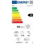 Lavatrice carica frontale Midea MF110W70W 7 kg. 1200 giri bianca classe D