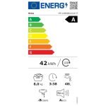 Lavatrice carica frontale Midea MF110W80BA10W 8 kg 1400 giri bianca classe A