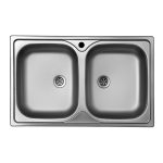 Lavello 79x50 Classic 170 incasso doppia vasca