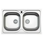 Lavello 86x50 2 vasche SA322