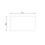 Lavello Classic 273 79x50 cm sinistro