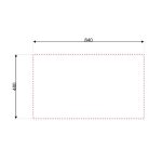 Lavello incasso cucina MP861VDX acciaio 86x50 cm una vasca e gocciolatoio destro