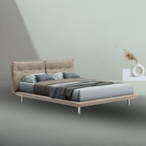 Letto Bolt matrimoniale fisso colore beige