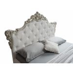 Letto matrimoniale Savoia bianco con contenitore