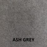 Letto matrimoniale Snello con rete fissa in tessuto Ash grigio