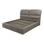 Letto matrimoniale Sofaback contenitore in tessuto Enjoy 03 taupe