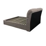 Letto matrimoniale Sofaback contenitore in tessuto Enjoy 03 taupe